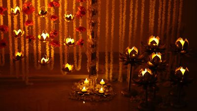 Intimate Wedding Decor at your home - Lotus theme