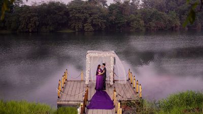 Vidhya & Kaushik Couple Photoshoot Honeybook Studio Palghar