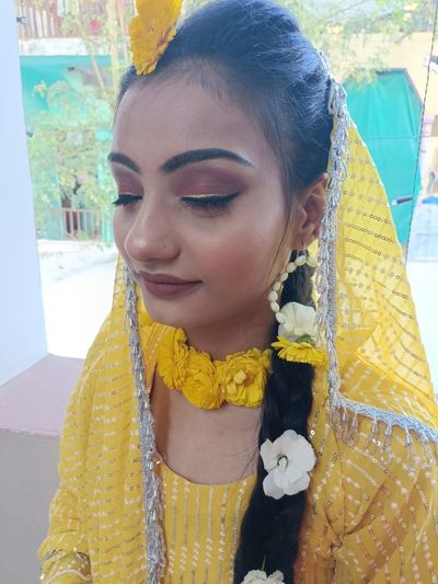 haldi bride