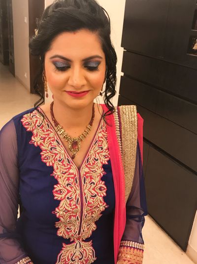 occasion makeup for Visha 