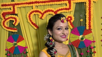Haldi Bride Pooja