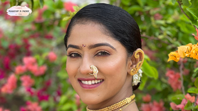 Gudi Padwa Festive Makeup Look- Mira Road - MakeupnmorebyAmu