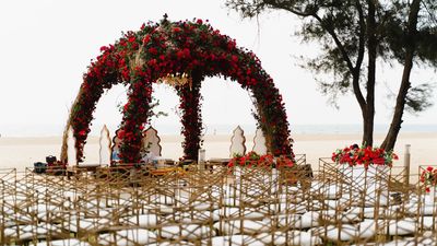 Medhavi & Dhaval at Zuri White Sands