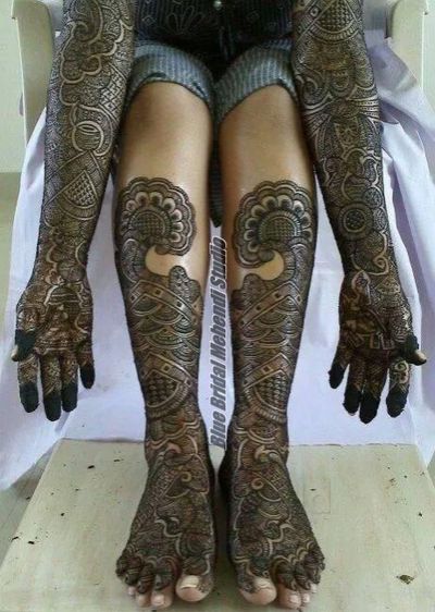 bridal mehendi design