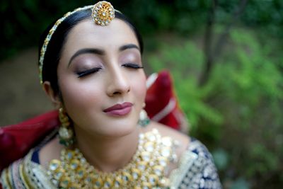 mesmerising bridal look 