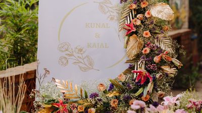 Kunal x Kajal ( engagement decor lilapur )