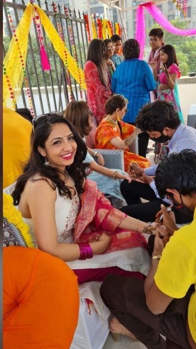 Rajasthani style bridal Mehndi