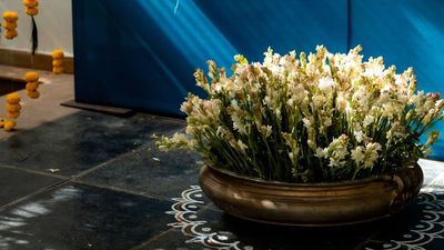 Marigolds & blues - VRATHAM - ENGAGEMENT by Aira