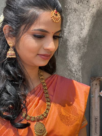 bride Akshaya engagement 