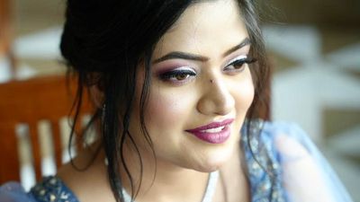Aadya(engagement makeup)