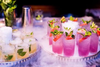 Pink Themed Cocktail Bar