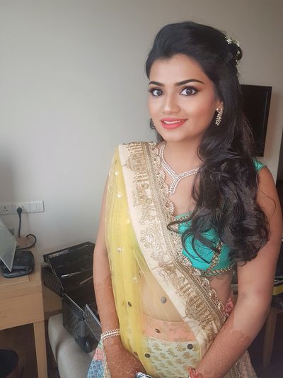 Radhika for her mehndi , cocktail and wedding