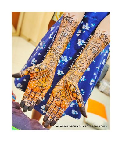 Engagement mehndi