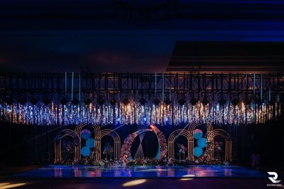 Silver & Neon sangeet