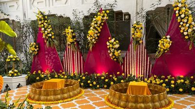 Awadhi Haldi Decor