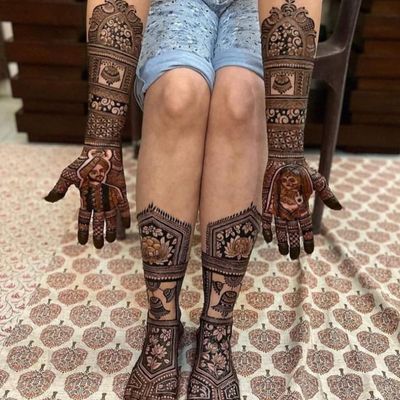 Raju spasal bridal mehendi designs