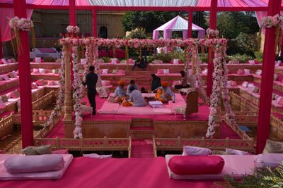 Aniket+Ankita Pink Wedding-Suryagarh Palace, Jaisalmer