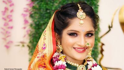 Maharashtrian bridal look
