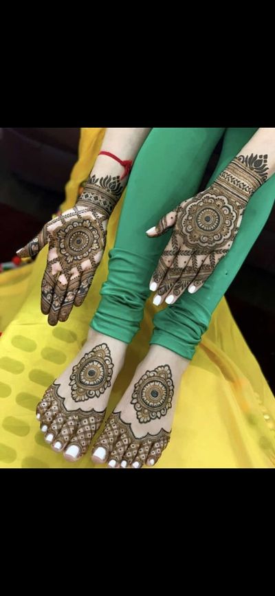 Engagement Mehendi designs