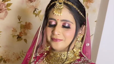 Pretty pink Bride