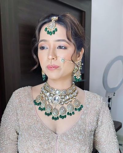 Glam Bridal Look