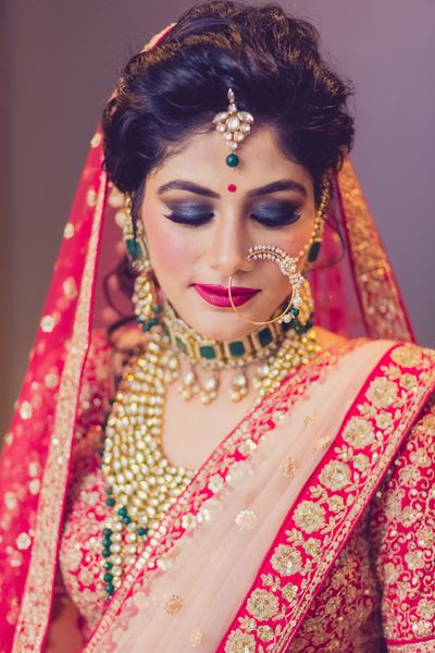 North Indian Bride_ Shikha on her wedding day