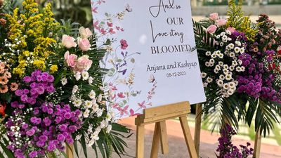 Love in Bloom - A Kashmir themed reception 