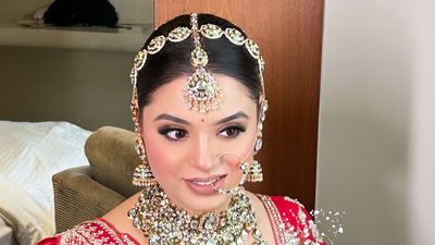 Avni’s bridal look ♥️