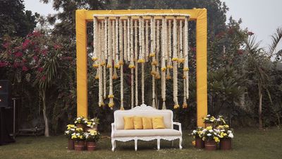 Haldi event at a Fira Farms, Bhijwasan