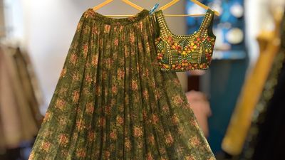 Mehandi Dresses on Rent