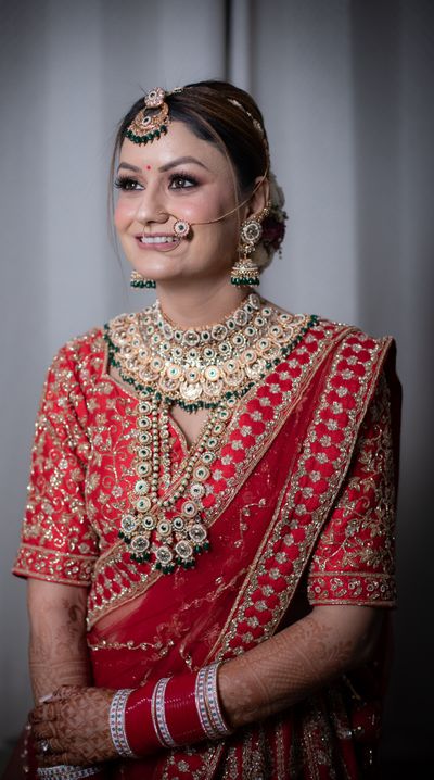 Neha's wedding makeup