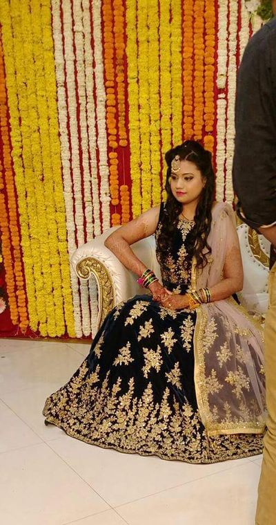 reception look pradnya gorhe (7Feb 2018)