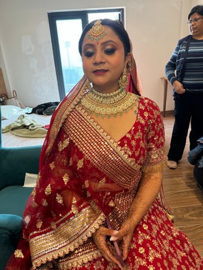 Riya s bridal day makeup 