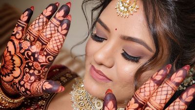 Bride Surbhi Nigam - Pooja look haldi Sangeet wedding