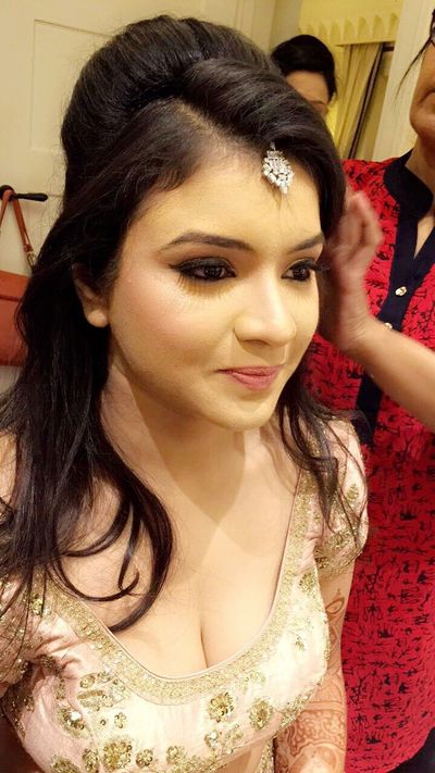 Engagement makeup (ITC Grand Bharat)