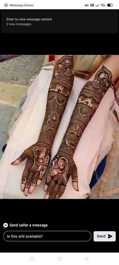 bridal mehandi design