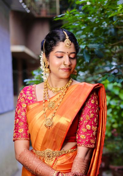 Madhavi’s south Indian temple wedding 