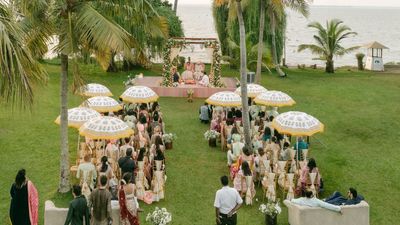 Miku & Bogis Destination Wedding at Kerala
