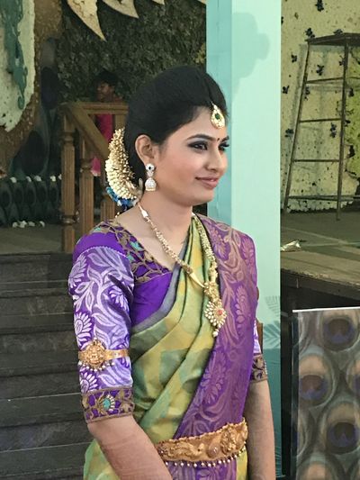 Naveena for her engagement 