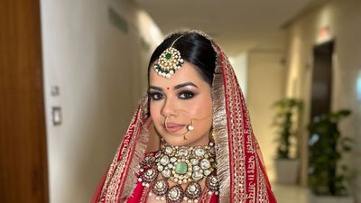 North Indian bridal makeup 