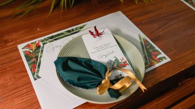 Tropical Forest Theme Wedding