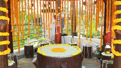 Urvashi and Gaurav's Haldi and Sangeet