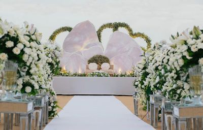 The White Floral Mandap