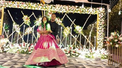 Destination wedding of Akanksha and Karan sangeet?