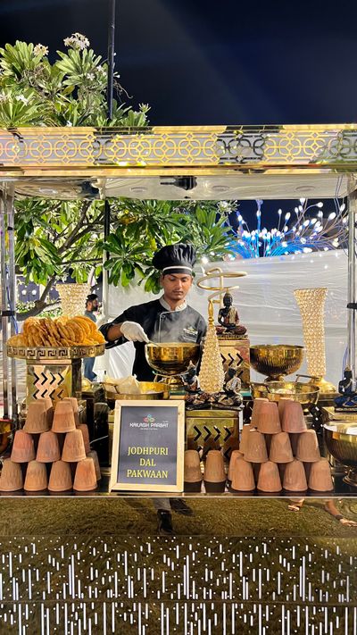 Chaat Counter at Radisson Blu, Udaipur