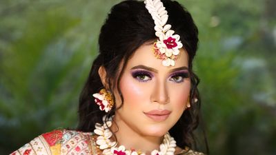 Haldi, Mehndi makeup