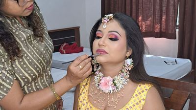 Haldi and Sangeet Makeup