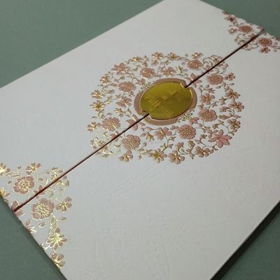Royal Hardbound Invitation Cards