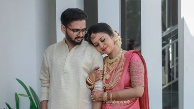 Wedding pics of Aravind & Sreeja