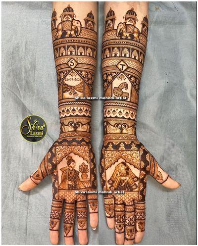 Mathura Mehndi work